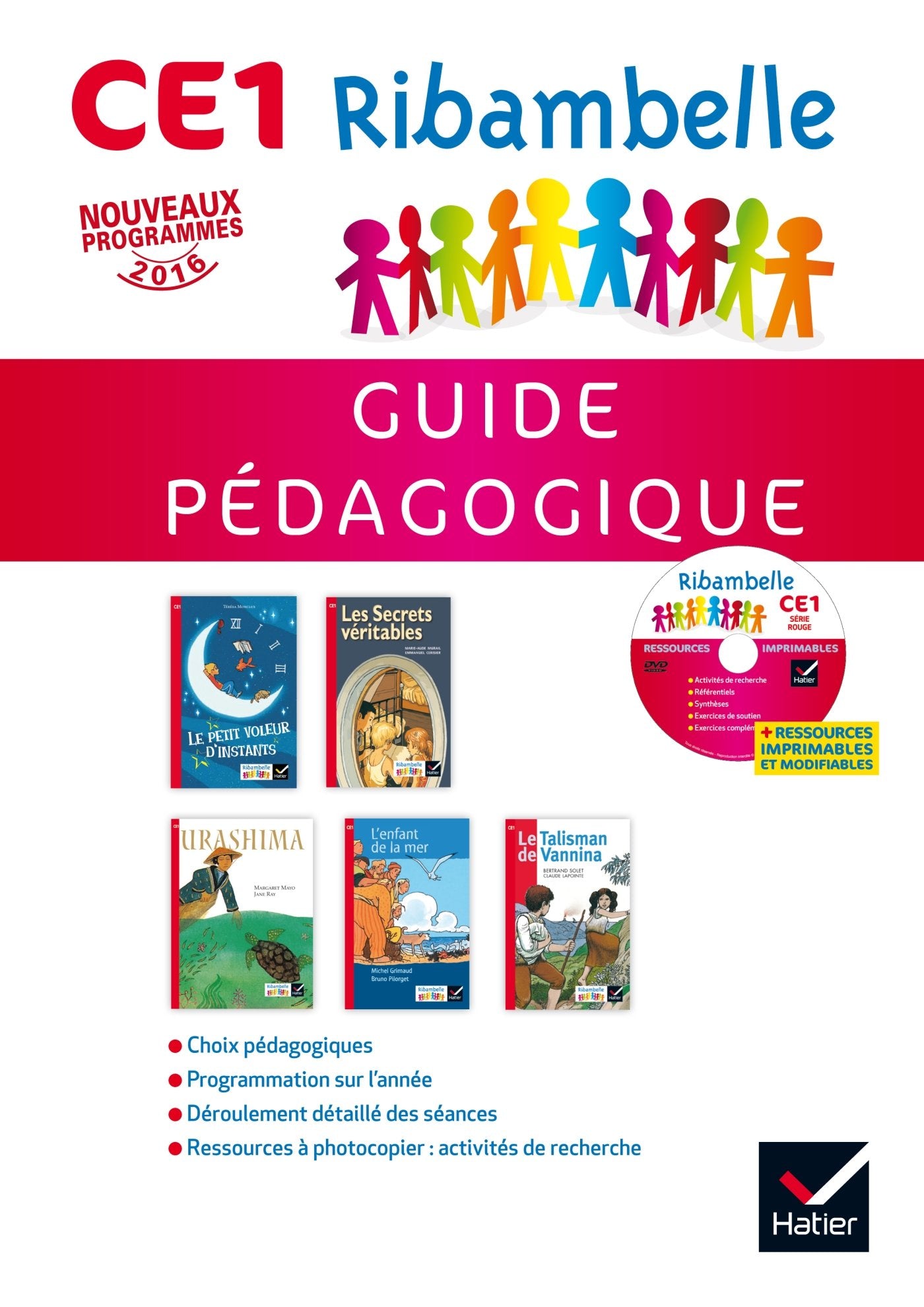 Ribambelle CE1 série rouge éd. 2016 - Guide pédagogique + CD-Rom Professional & Reference Books