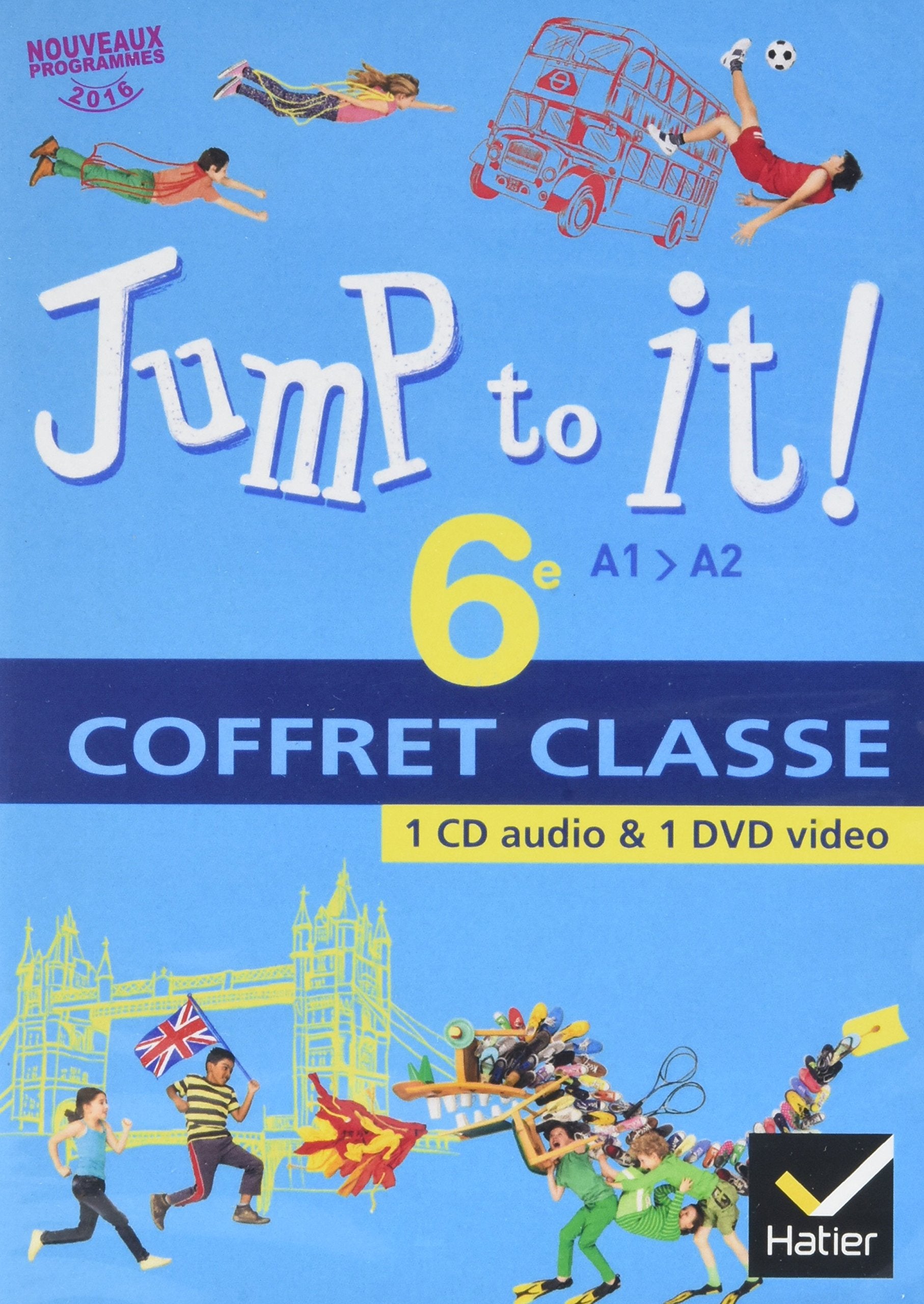 Jump to it ! - Anglais 6e Éd. 2017 - Coffret CD / DVD classe cd