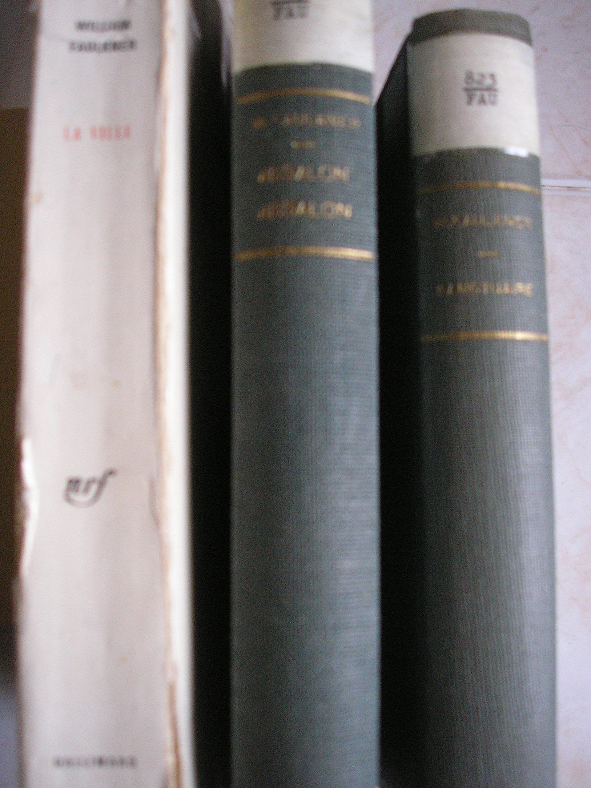 william faulkner - lot 3 livres : la ville - sanctuaire - absalon absalon book