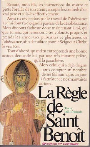 La règle de saint Benoit Books