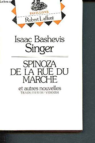 Spinoza de la rue du marché: Et autres nouvelles book