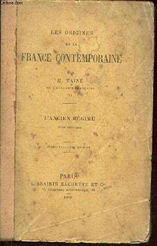 Les origines de la France contemporaine... book