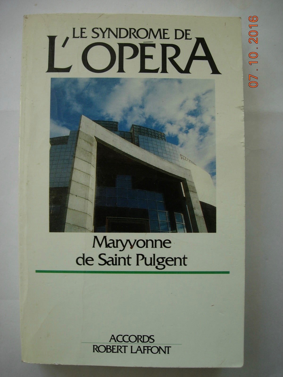 Le syndrome de l'opéra book