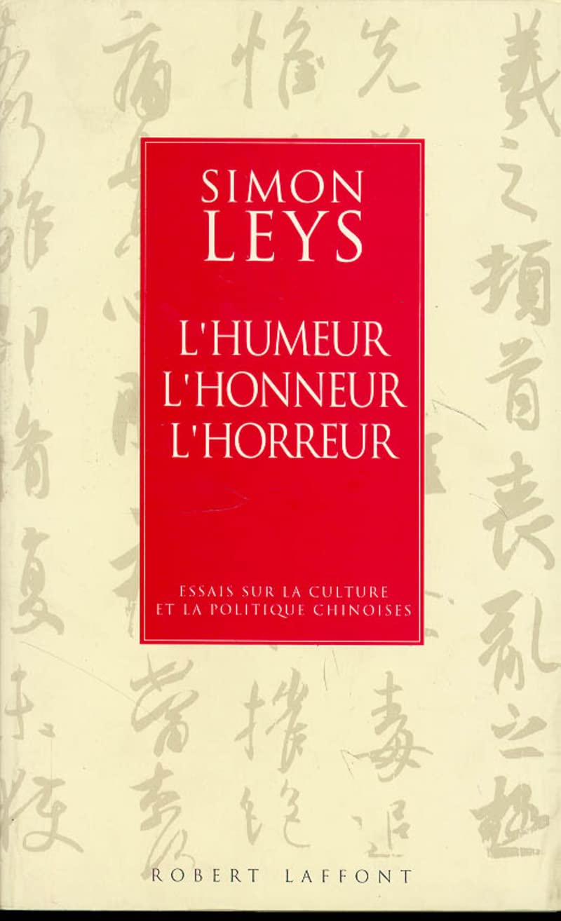 L'humeur, l'honneur, l'horreur book
