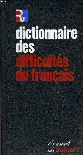 Dictionnaire des difficultes du francais book