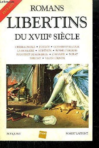 ROMANS LIBERTINS DU XVIIIe SIECLE (EXTRAITS) book
