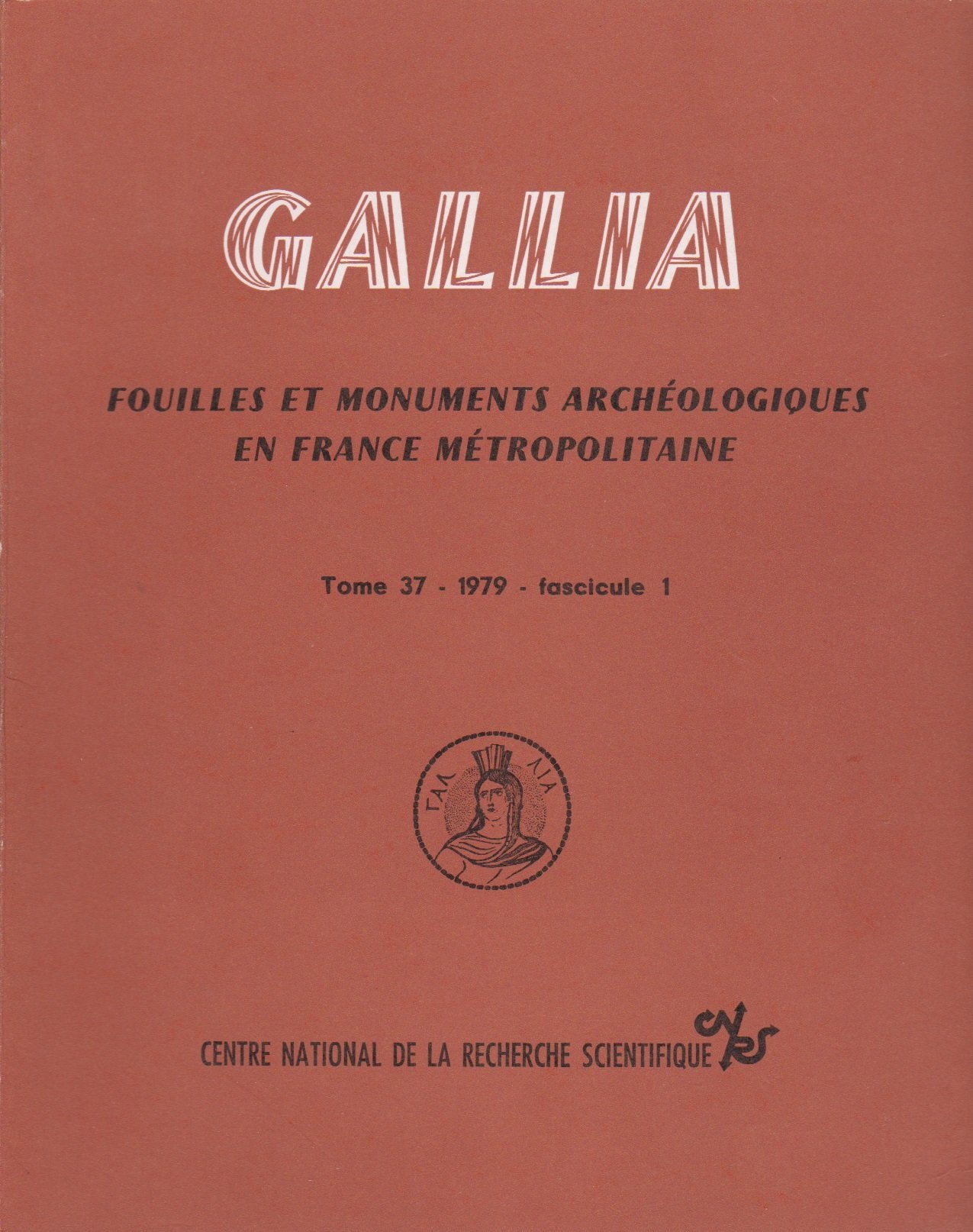 Gallia - tome 37 : 1-1979 (37) Social Sciences