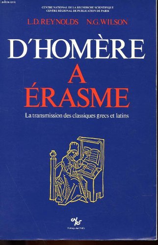 D'Homère à Erasme: La transmission des classiques grecs et latins book