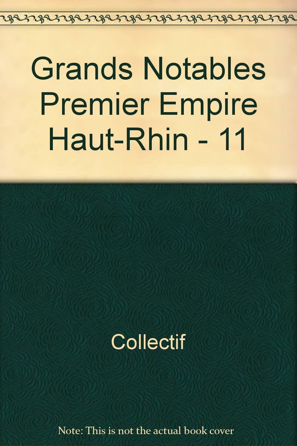 Grands notables du Premier Empire: Tome 11, Haut-Rhin book