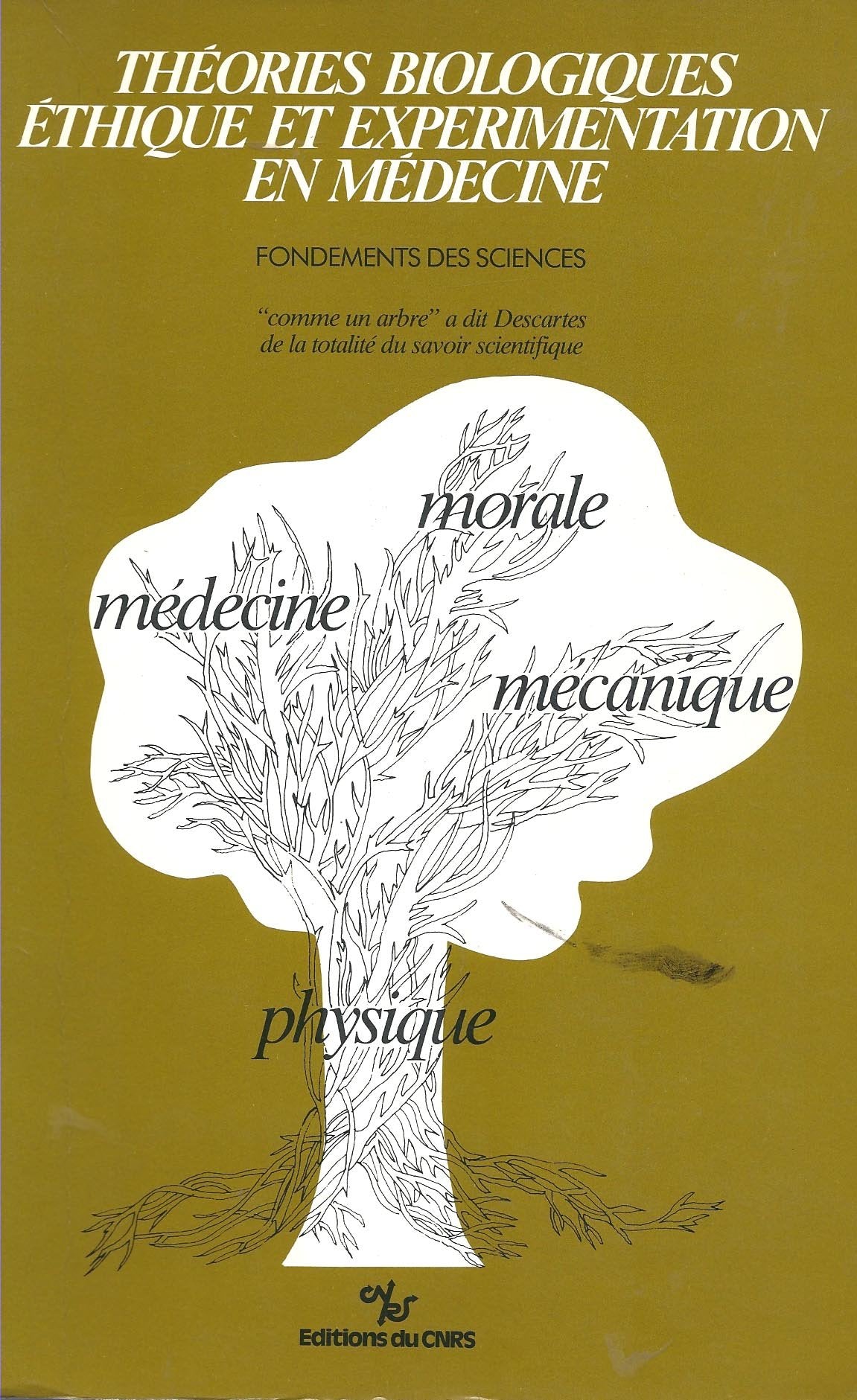 Theories biologiques. éthique et experimentation en medecine Books