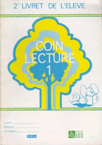 Coin lecture 1, deuxième livret book