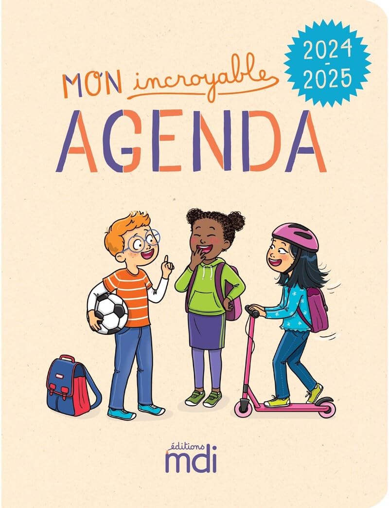 Mon incroyable Agenda 2024-2025 Education & Training