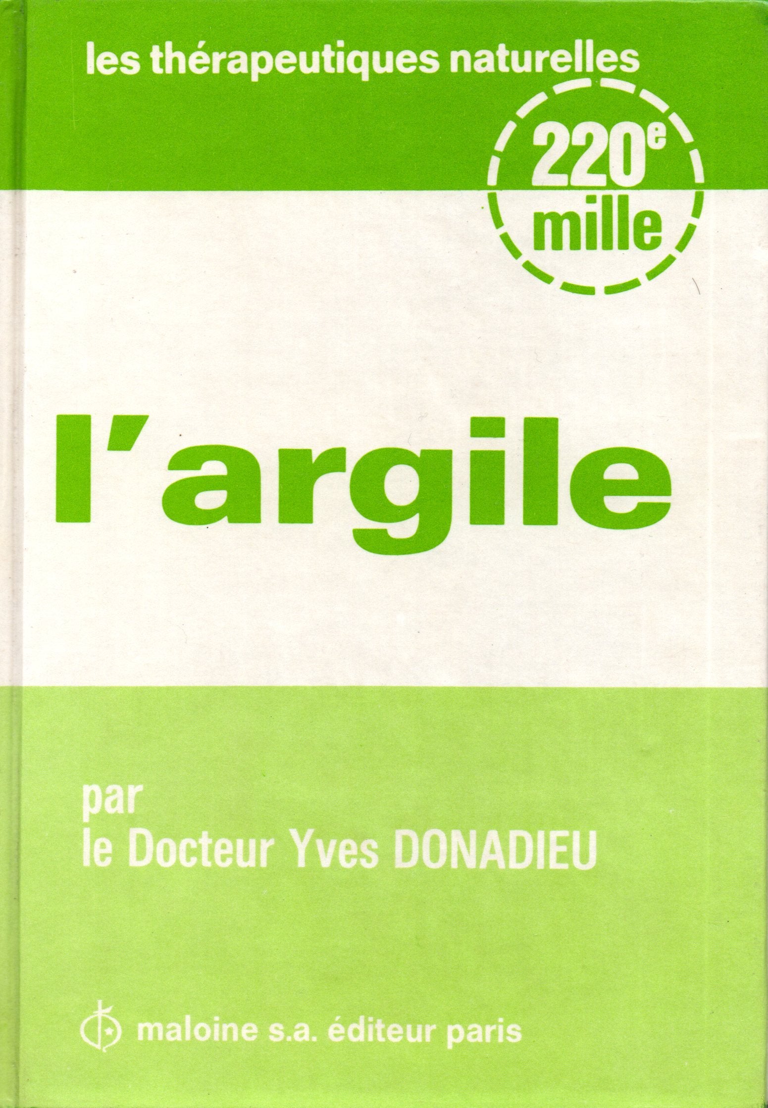 L'Argile, thérapeutique naturelle Books