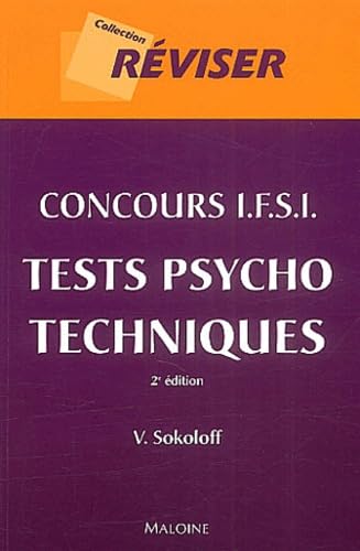 Concours I.F.S.I. : Tests psychotechniques book