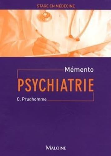 Mémento psychiatrie book