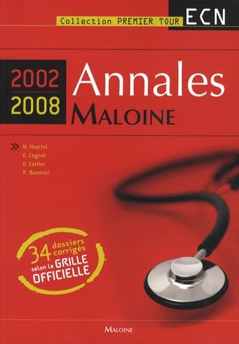 Annales Maloine internat-ECN 2002-2008 book