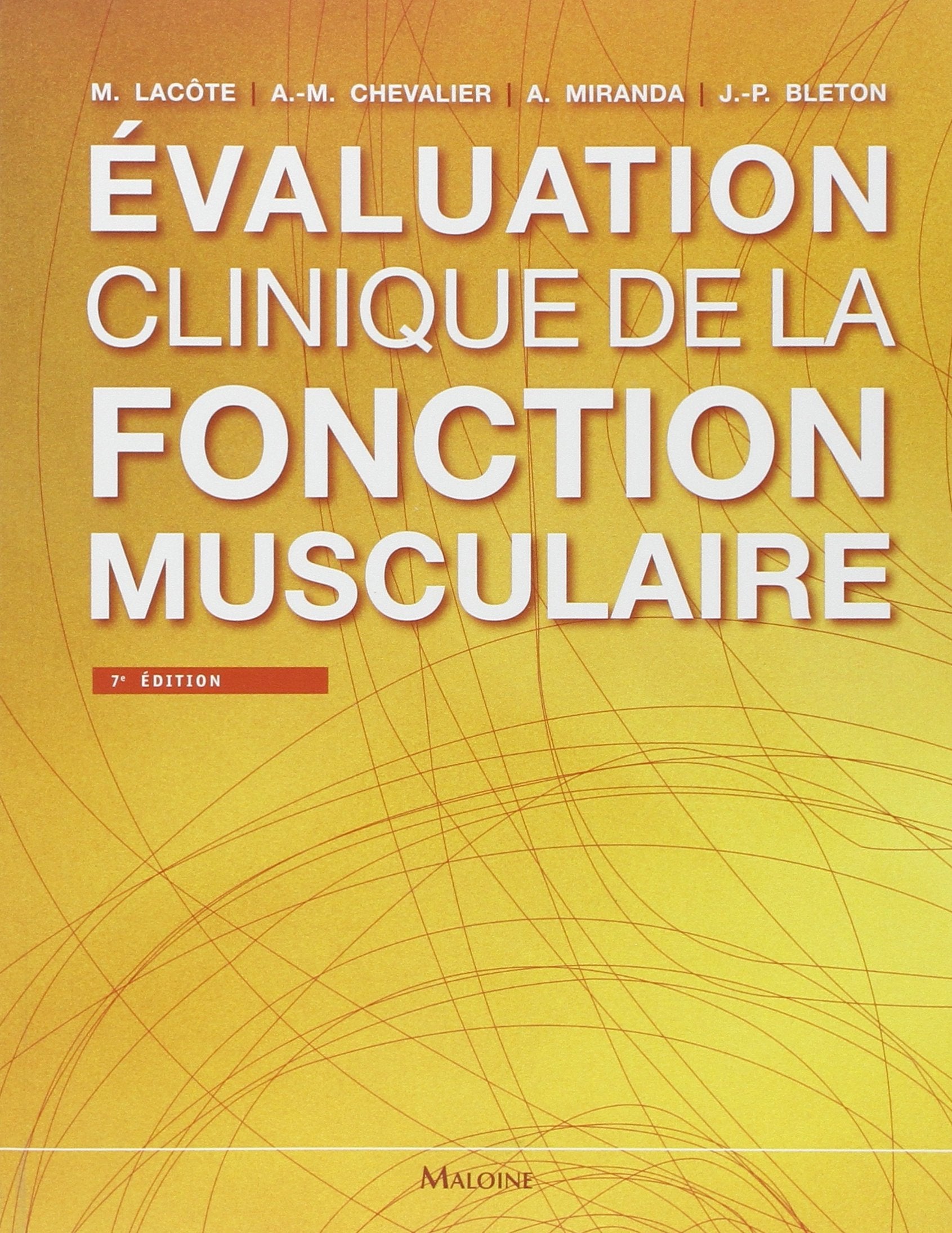 evaluation clinique de la fonction musculaire, 7e ed. book