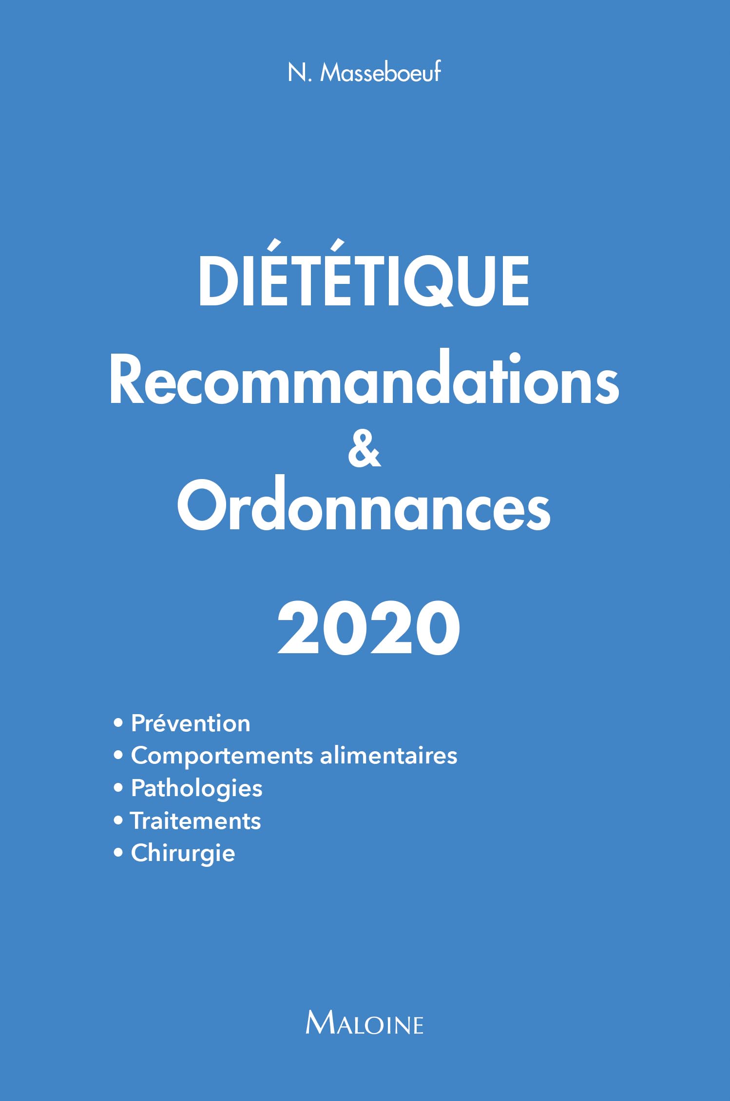 dietetique 2020: RECOMMANDATIONS & ORDONNANCES book