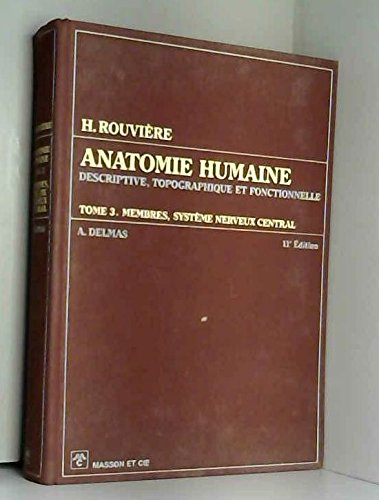 anatomie humaine t.3 book