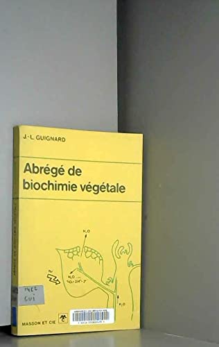 Abrégé de biochimie végétale book