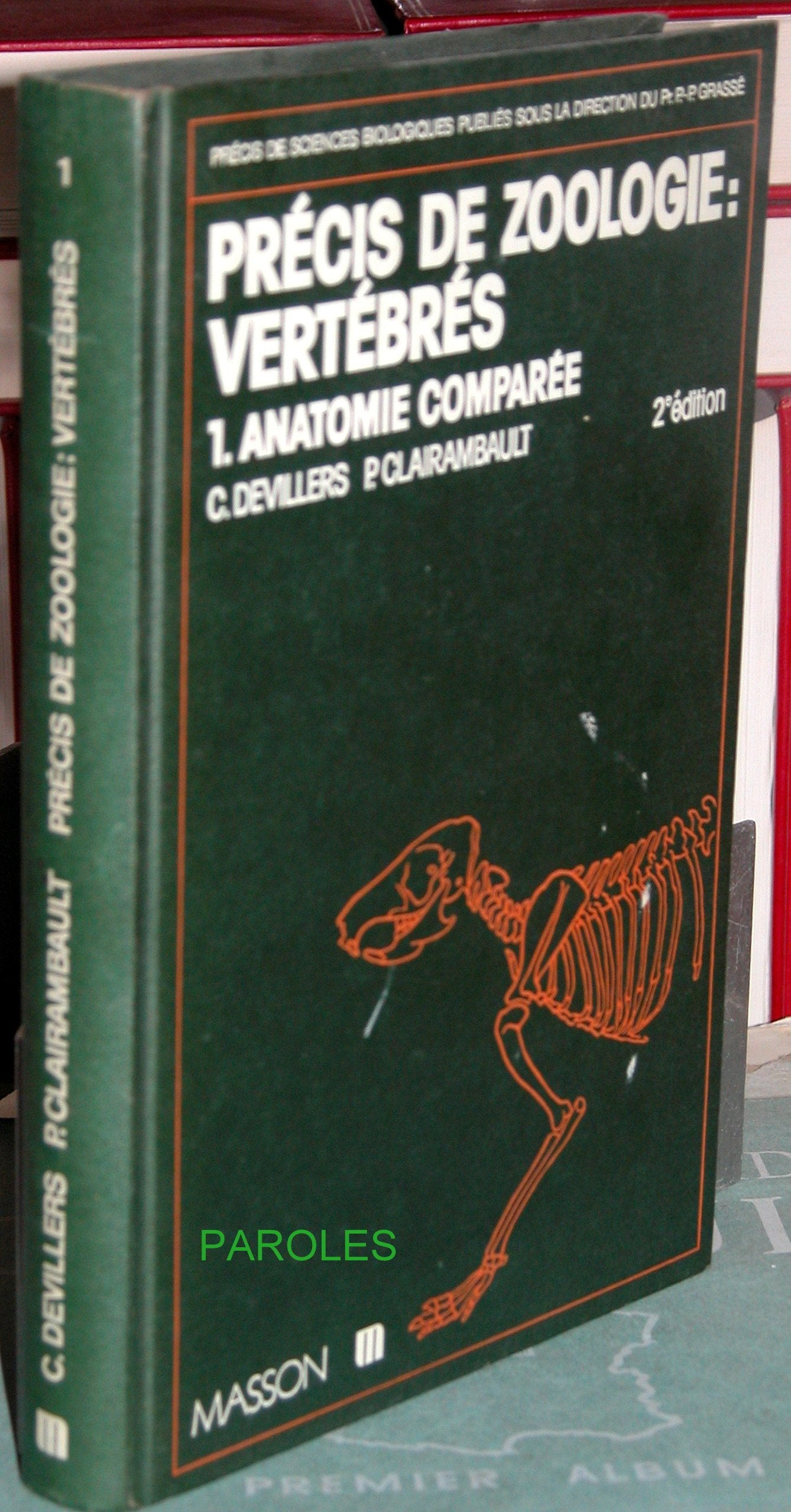 Précis de zoologie : vertébrés. Vol. 1. Anatomie comparée book