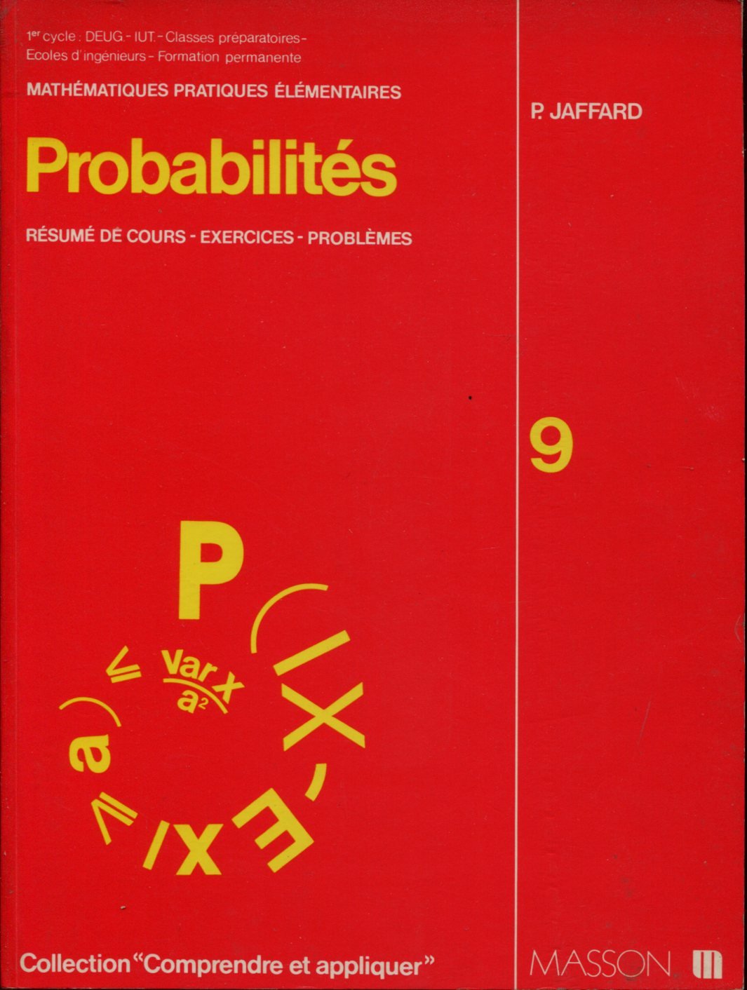 Probabilités: Résumé de cours, exercices, problèmes book