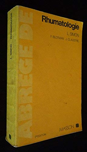 Abrégé de rhumatologie book