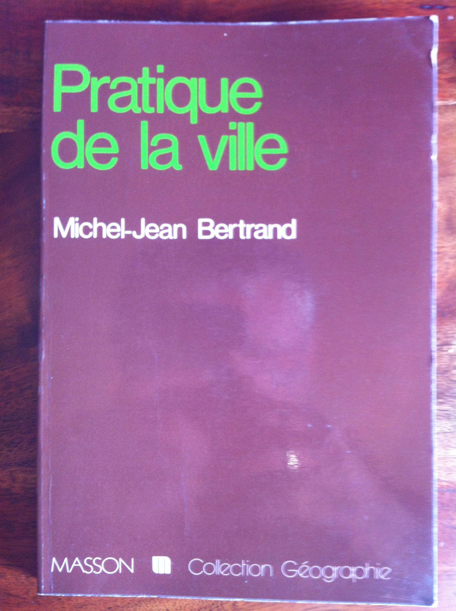 Pratique de la ville book