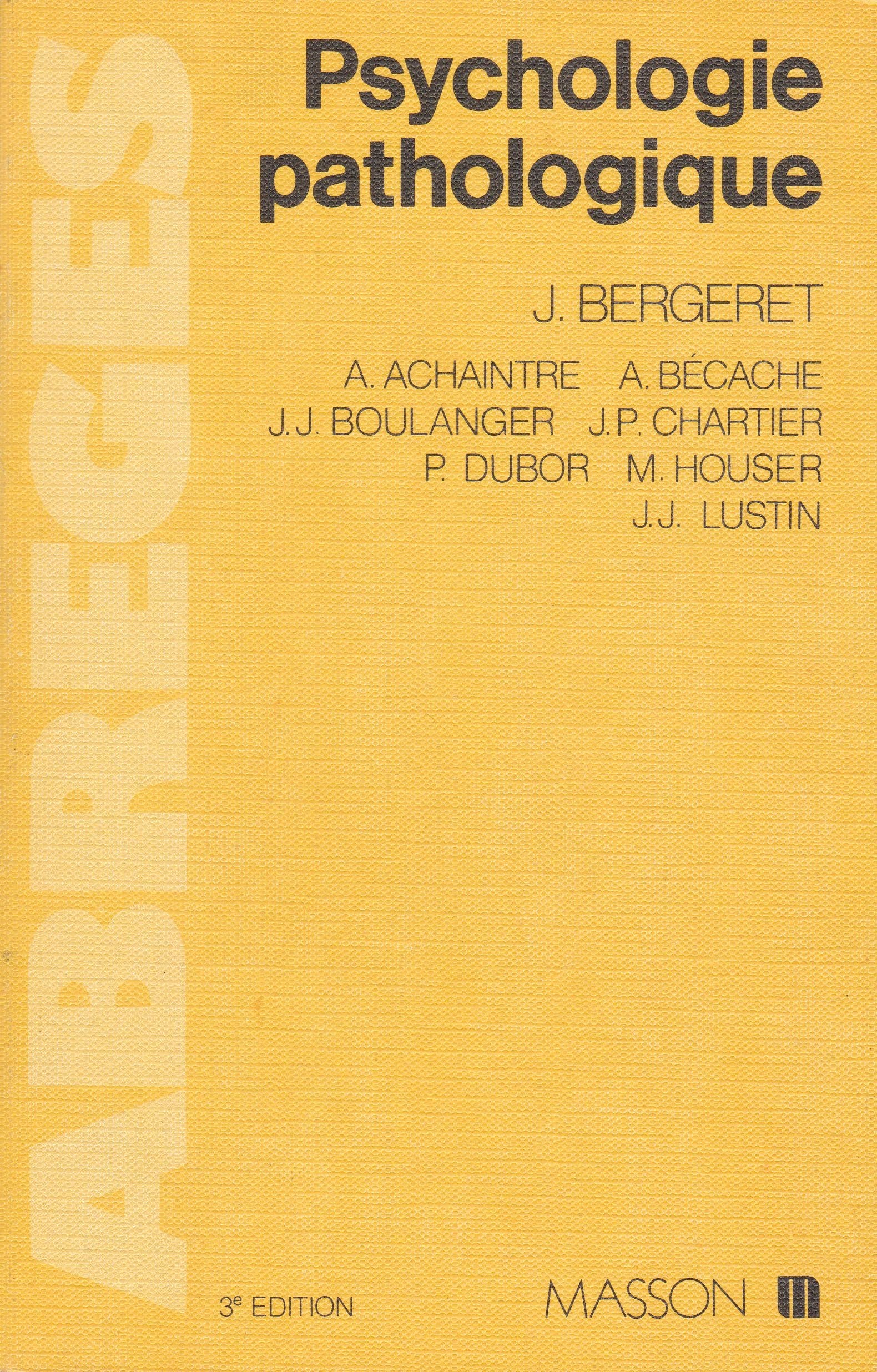 Abrégé de psychologie pathologique book