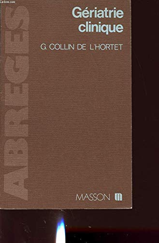 Gériatrie clinique book