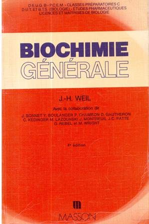 Biochimie générale : DEUG B, P.C.E.M., licences et maîtrises... DUT et B.T.S book