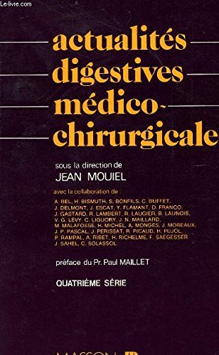 Actualités digestives médico-chirurgicales book
