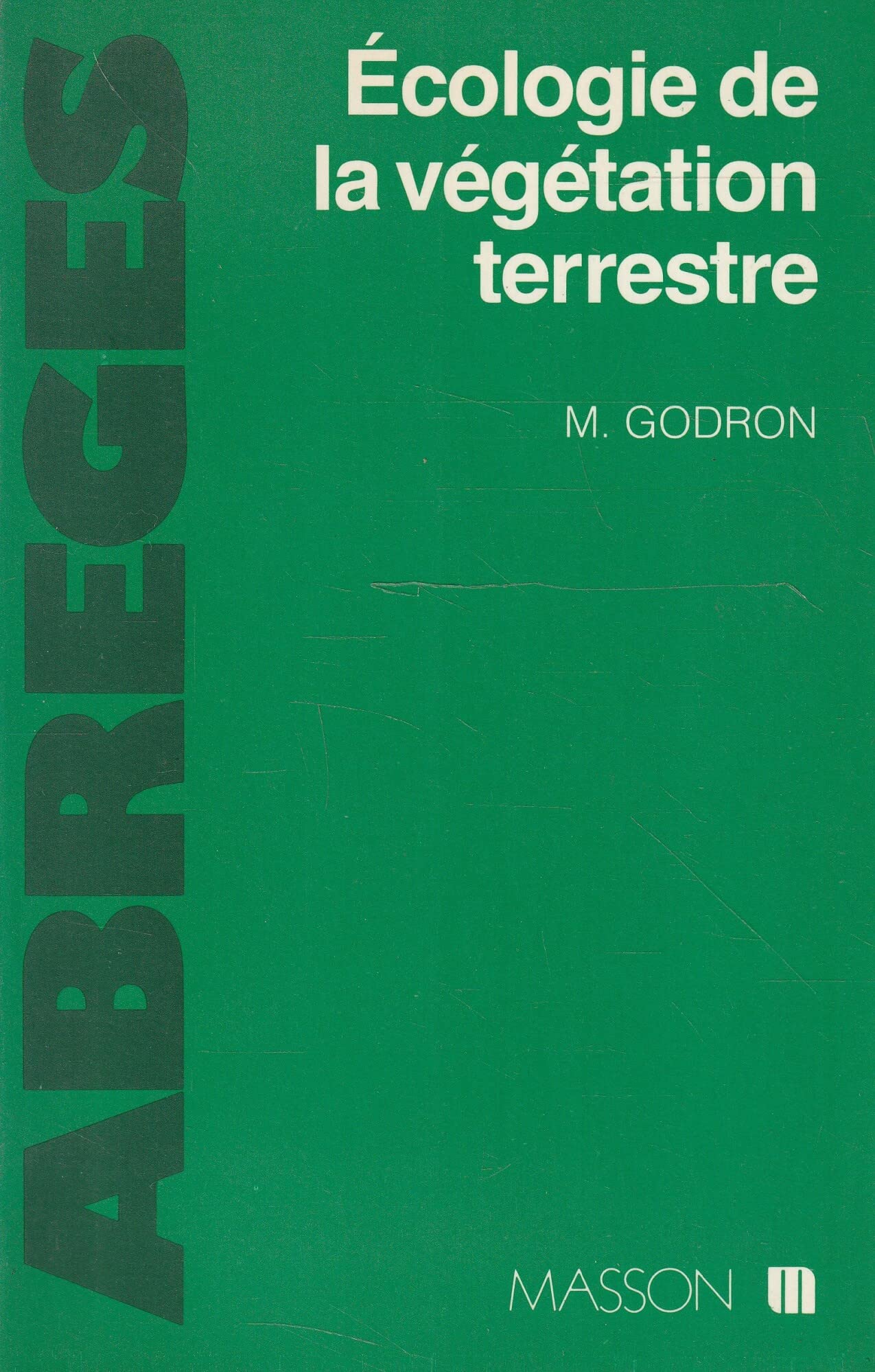Abrégé d'écologie de la végétation terrestre book