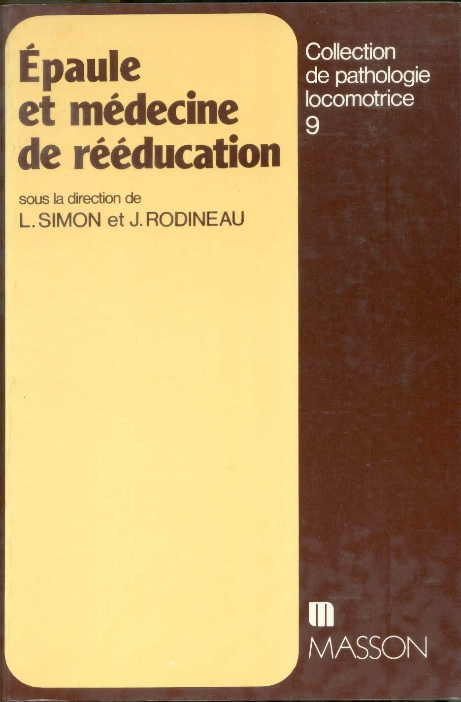 Epaule et médecine de rééducation book