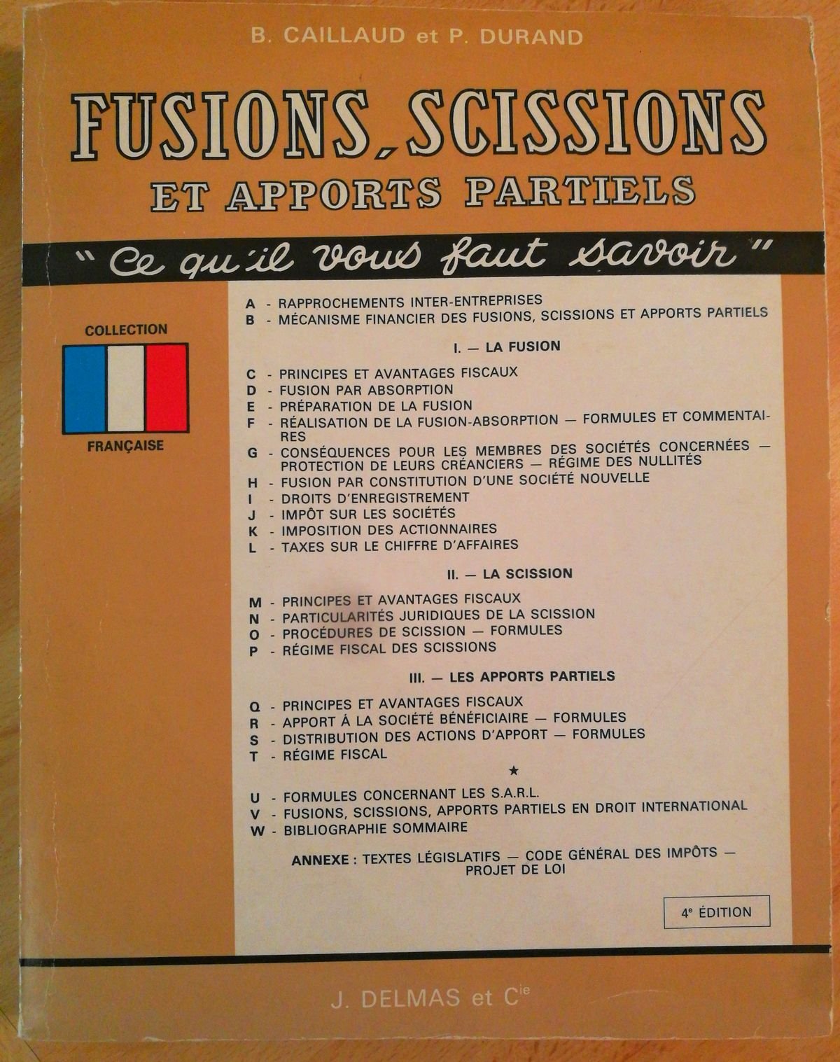 La Pratique De Fusions, Scissions Et Apports Partiels book