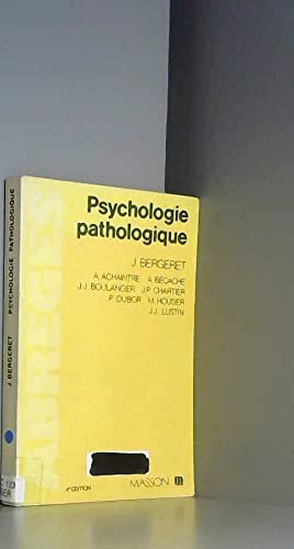 Abrege de psychologie pathologique book
