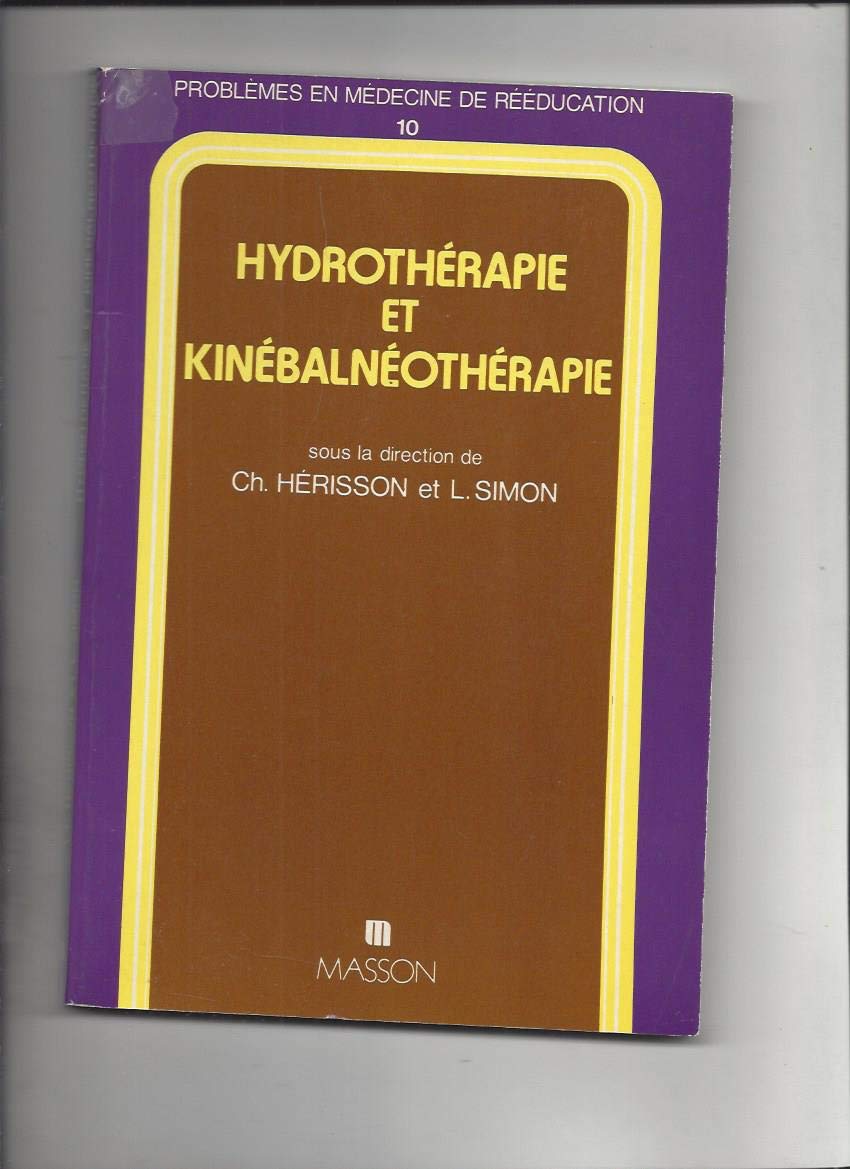 Hydrotherapie et kinebalneotherapie book