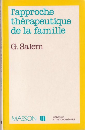 L'approche therapeutique de la famille book