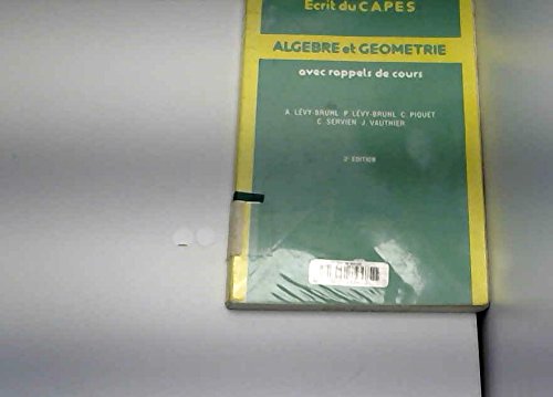 Problèmes de mathématiques avec rappels de cours: Écrit du CAPES book