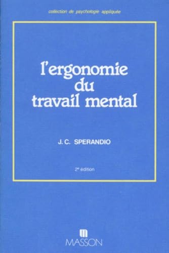 L'Ergonomie du travail mental Books