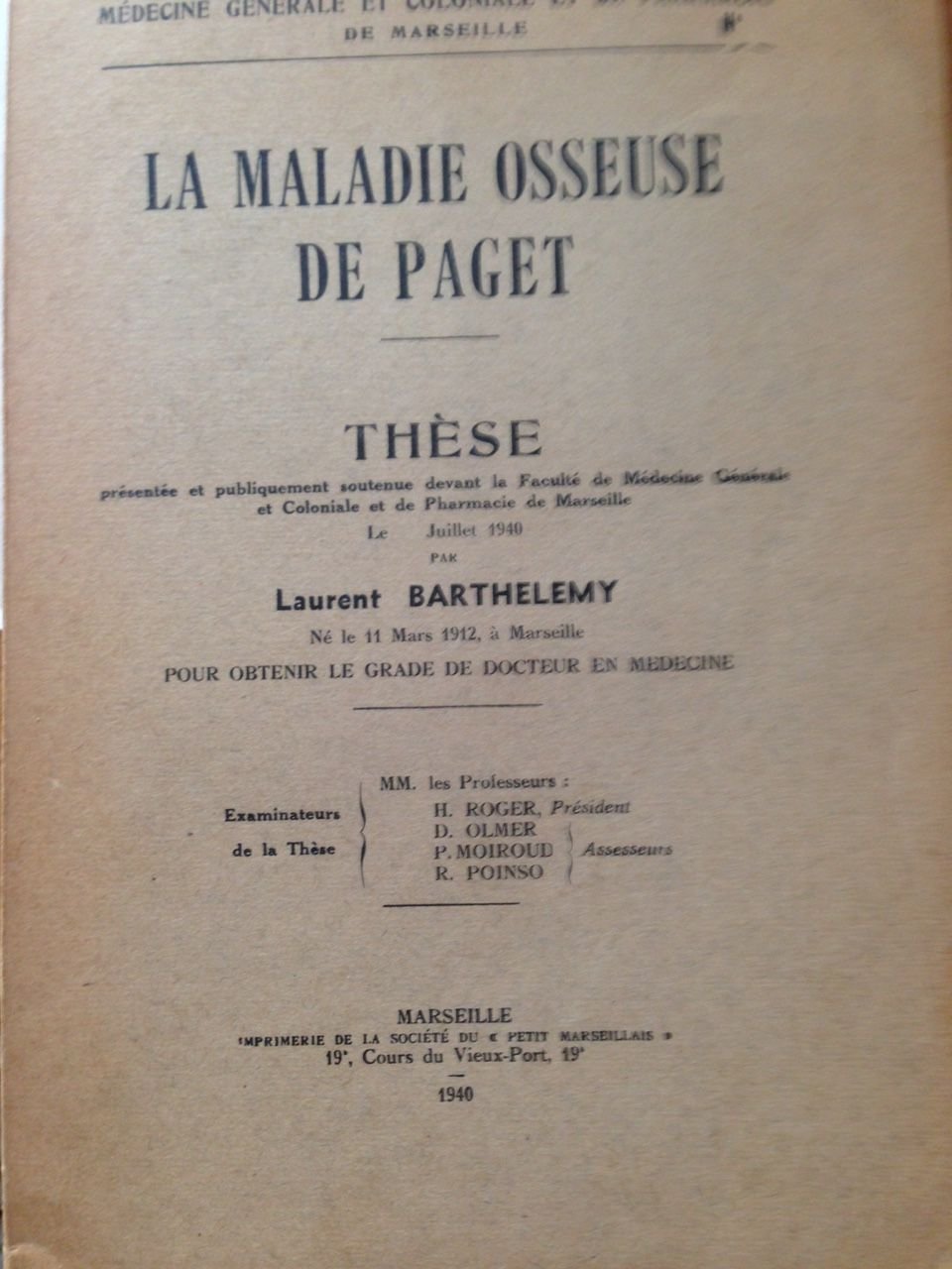 La maladie osseuse de paget, actualites book