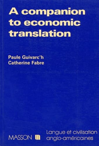 A companion to economic translation book