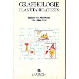 Graphologie planétaire et tests book