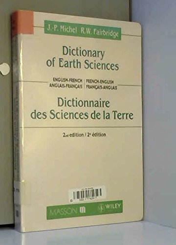Dictionnaire des sciences de la terre (anglais français / français anglais) book
