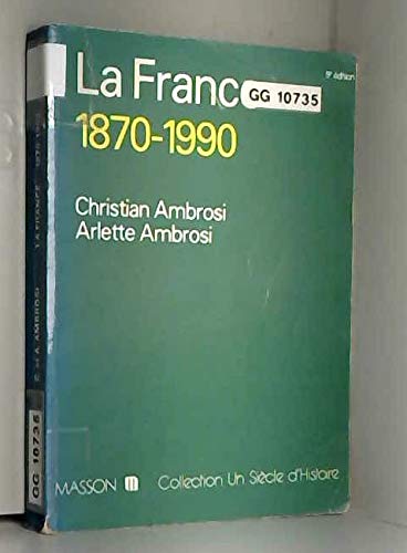 La France (1870-1990). 5eme Edition Books