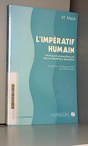 L'impératif humain : pratiques managériales des entreprises avancées book