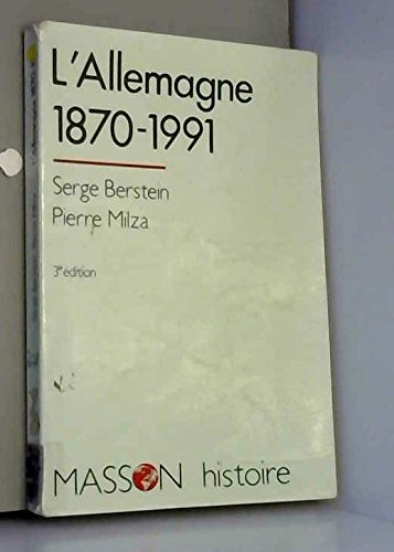 L'Allemagne: 1870-1991 Books