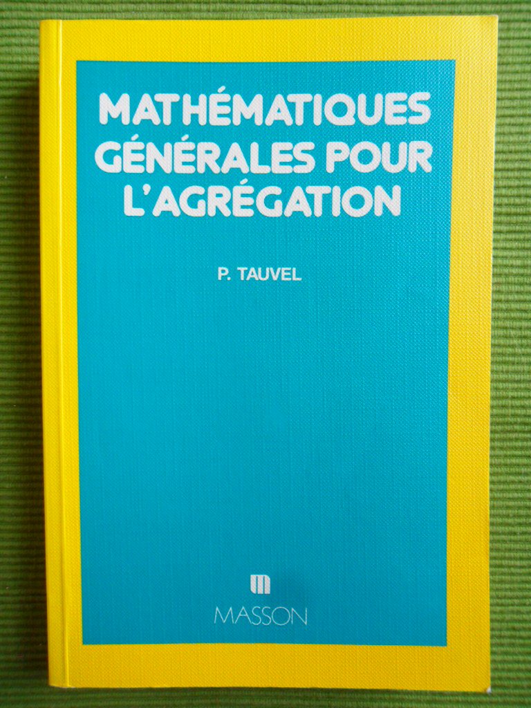 Mathématiques générales pour l'agrégation Books