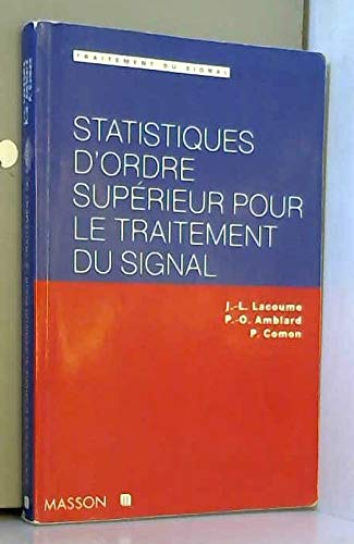 Statistiques d'ordre supérieur pour le traitement du signal book