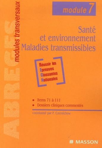 Santé et environnement, Maladies transmissibles (module 7) book